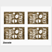 Sticker Rectangulaire tu me moques fou bokeh (Feuille)