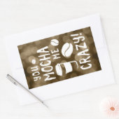 Sticker Rectangulaire tu me moques fou bokeh (Enveloppe)