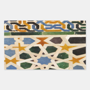 Sticker Rectangulaire Tuile murale Alhambra #3