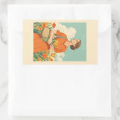 Sticker Rectangulaire Tulip Dreams en Hollande (Sac)