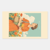 Sticker Rectangulaire Tulip Dreams en Hollande (Devant)