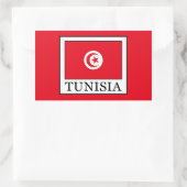 Sticker Rectangulaire Tunisie (Sac)