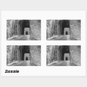 Sticker Rectangulaire Tunnel routier des aiguilles (Feuille)