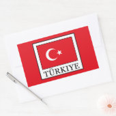 Sticker Rectangulaire Türkiye (Enveloppe)