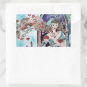 STICKER RECTANGULAIRE TURQUE FAIRY TAIL (Sac)