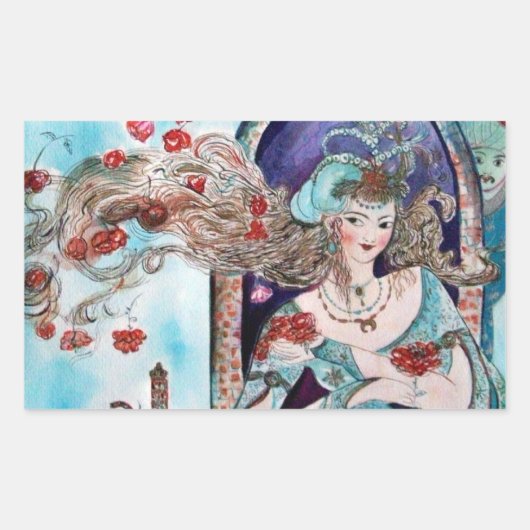 STICKER RECTANGULAIRE TURQUE FAIRY TAIL (Devant)