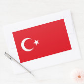 STICKER RECTANGULAIRE TURQUIE (Enveloppe)