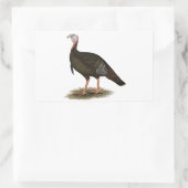 Sticker Rectangulaire Turquie : Tom sauvage de l'Est (Sac)