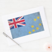 Sticker Rectangulaire Tuvalu (Enveloppe)