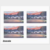 Sticker Rectangulaire Twilight Glow 1997 (Feuille)