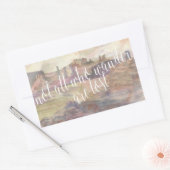 Sticker Rectangulaire Typographie d'aventure IV (Enveloppe)