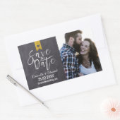 Sticker Rectangulaire Typographie de tableau moderne Photo Enregistrer l (Enveloppe)