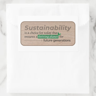 Sticker Rectangulaire Typographie des citations inspirées pour une vie d