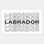 Sticker Rectangulaire Typographie graphique moderne et audacieuse du Lab (Devant)