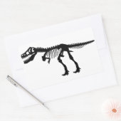 Sticker Rectangulaire Tyrannosaurs Rex Dinosaur Skeleton (Enveloppe)