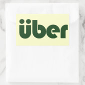 Sticker Rectangulaire uber (Sac)