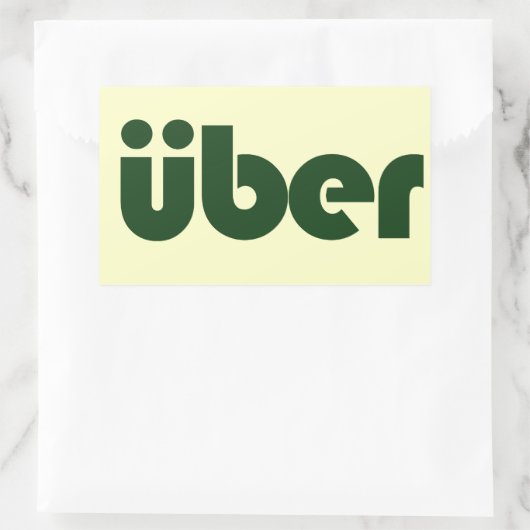 Sticker Rectangulaire uber (Sac)