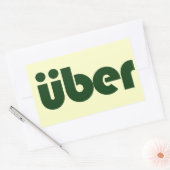 Sticker Rectangulaire uber (Enveloppe)