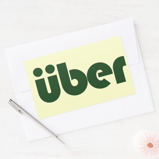 Sticker Rectangulaire uber (Enveloppe)