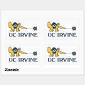 Sticker Rectangulaire UC Irvine | UCI Anteaters Zot! (Feuille)
