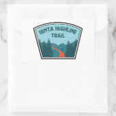 Sticker Rectangulaire Uinta Highline Trail Utah (Sac)