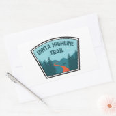 Sticker Rectangulaire Uinta Highline Trail Utah (Enveloppe)