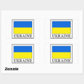Sticker Rectangulaire Ukraine (Feuille)