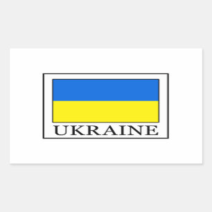 Sticker Rectangulaire Ukraine