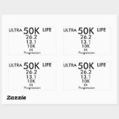 Sticker Rectangulaire ultra-courant (Feuille)