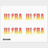 Sticker Rectangulaire Ultra en cours d'exécution (Feuille)