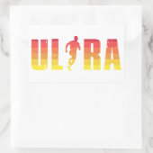 Sticker Rectangulaire Ultra en cours d'exécution (Sac)