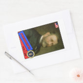 Sticker Rectangulaire Ulysses S. Grant Carte De Baseball (Enveloppe)