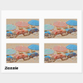 Sticker Rectangulaire Umbrella 2 (Feuille)