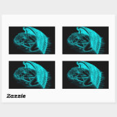 Sticker Rectangulaire Un ange endormi (Feuille)