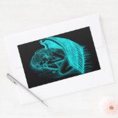 Sticker Rectangulaire Un ange endormi (Enveloppe)