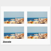 Sticker Rectangulaire Un billet de Gull (Feuille)
