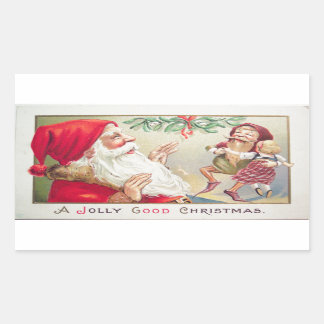 Sticker Rectangulaire Un bon Noël joyeux