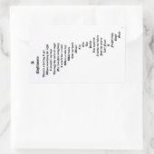 Sticker Rectangulaire Un cauchemar (Sac)