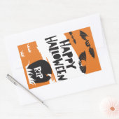 Sticker Rectangulaire Un Halloween sympa et amusant (Enveloppe)