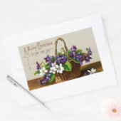 Sticker Rectangulaire Un joyeux Noël brillant et gay (Enveloppe)