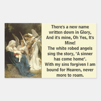 Sticker Rectangulaire Un Nouveau Nom En Gloire