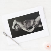 Sticker Rectangulaire Un nouvel article de StrongMen Eugen Sandow Bodybu (Enveloppe)