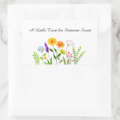 Sticker Rectangulaire Un petit traité pour quelqu'un de doux (Sac)