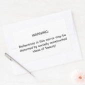 Sticker Rectangulaire Un rappel important (Enveloppe)