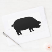 Sticker Rectangulaire Un vrai jambon (Enveloppe)