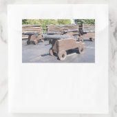 Sticker Rectangulaire Une collection de canons (Sac)