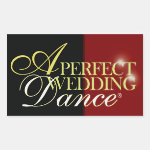Sticker Rectangulaire Une danse Mariage parfaite