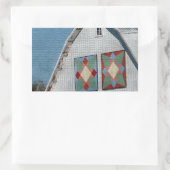 Sticker Rectangulaire Une Grange Avec Deux Places (Sac)