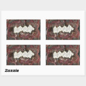 Sticker Rectangulaire Une larme (Feuille)