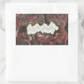 Sticker Rectangulaire Une larme (Sac)